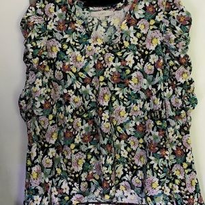 Loft Floral Long Sleeve Shirt